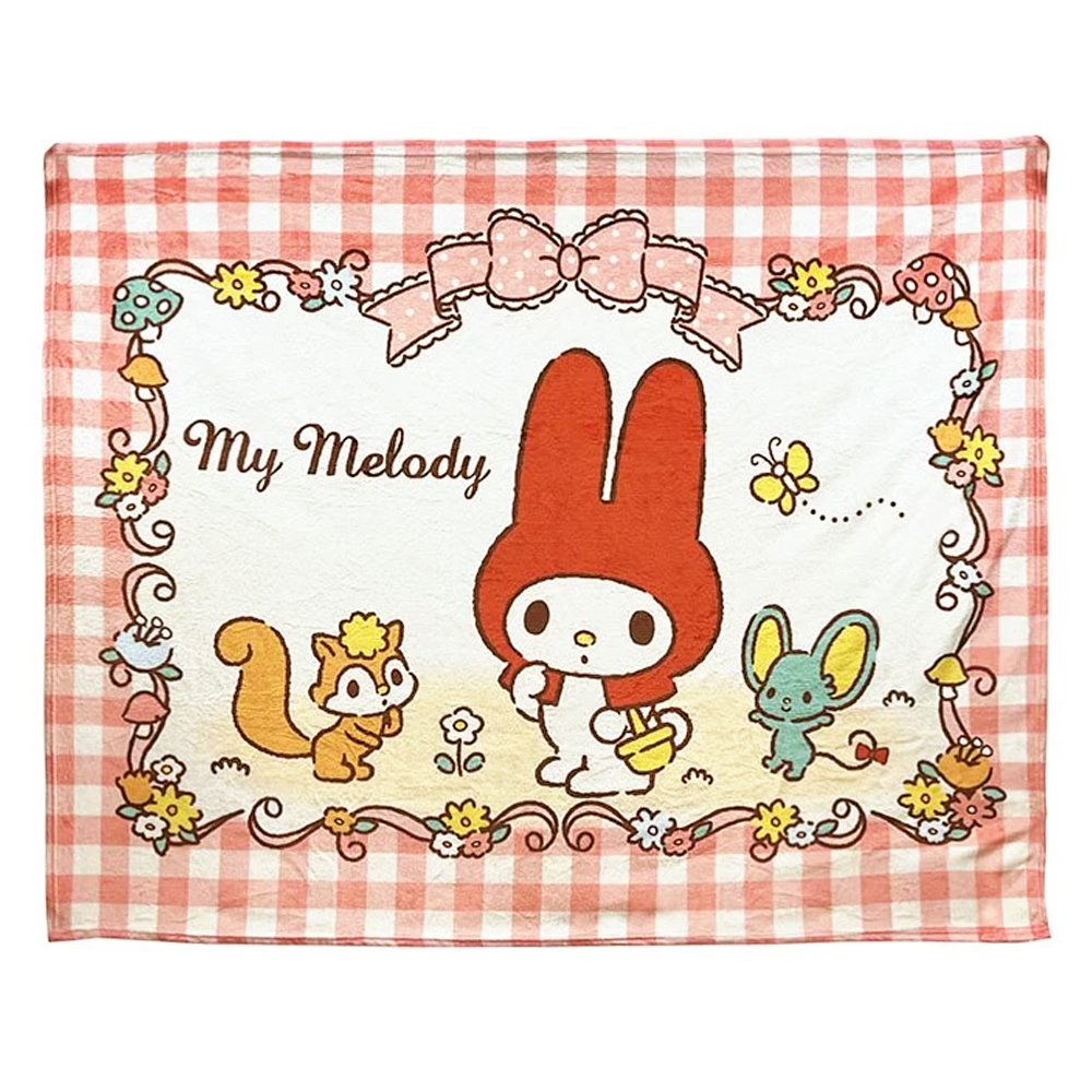 My Melody Classic Gingham Throw Blanket – Hello Discount Store