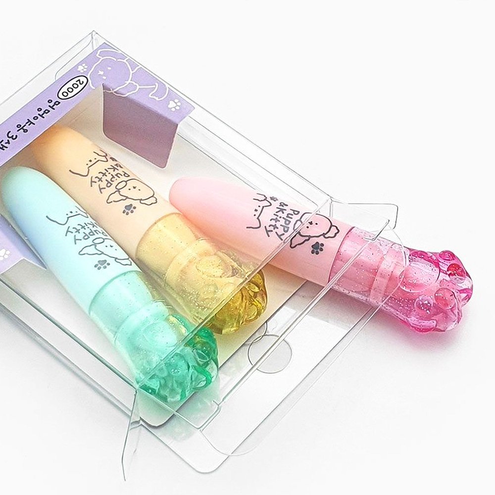 Puppy & Kitty Mini Highlighter Set