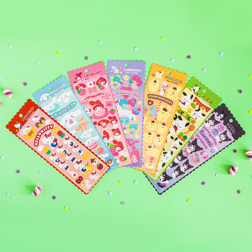 Sanrio Characters Seal Sticker Book