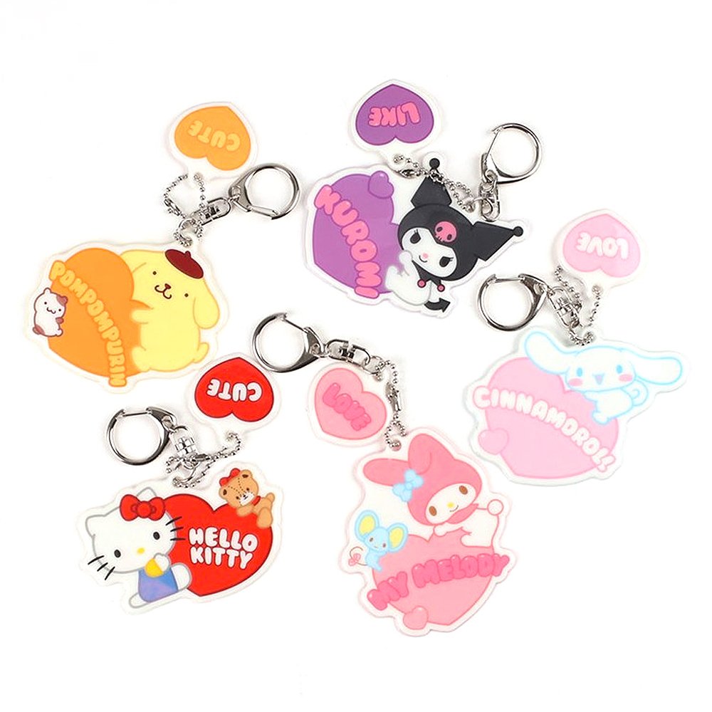 Sanrio Hello Kitty Kuromi Keychain Kawaii My Melody Backpack