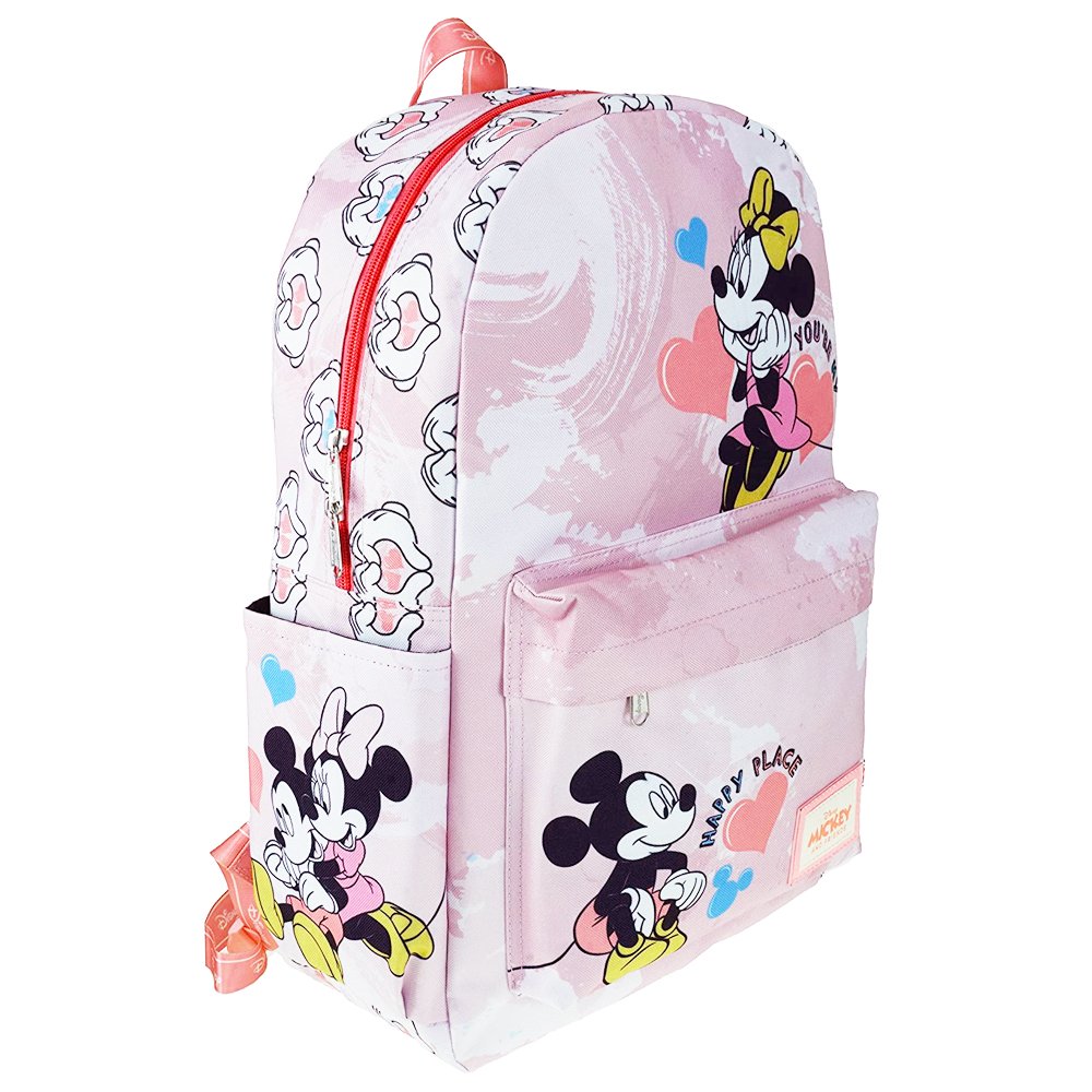Disney Minnie Mouse Backpack 17 inch with Laptop Compartment for School, Travel, and Work, Size: Minnie A22202