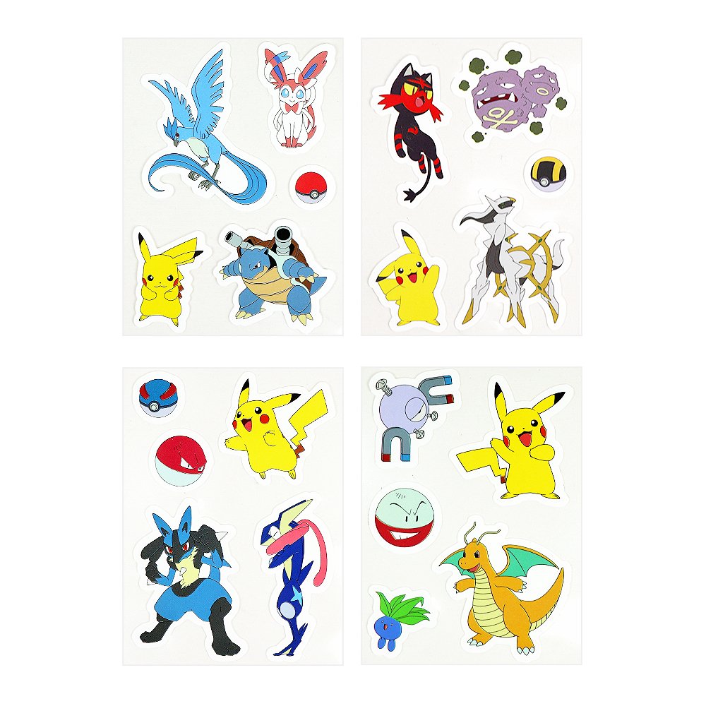 3-in-1] Pokemon Stickers Set – Hello Discount Store