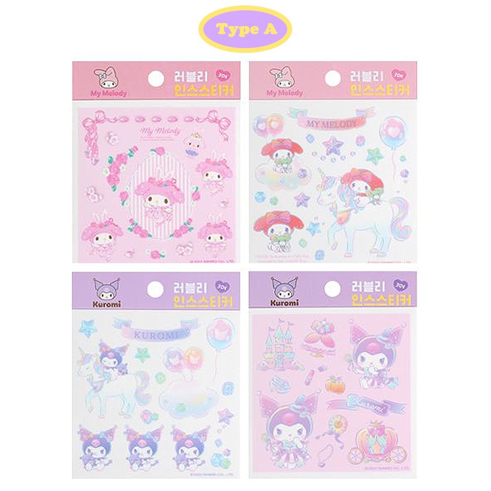 My Melody x Kuromi Sticker Sheets Set : Lovely – Hello Discount Store