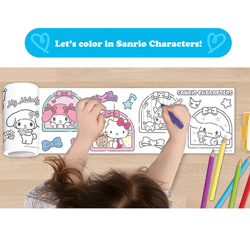 Sanrio Characters Roll Coloring Sticker Sticker V2 – Hello Discount Store