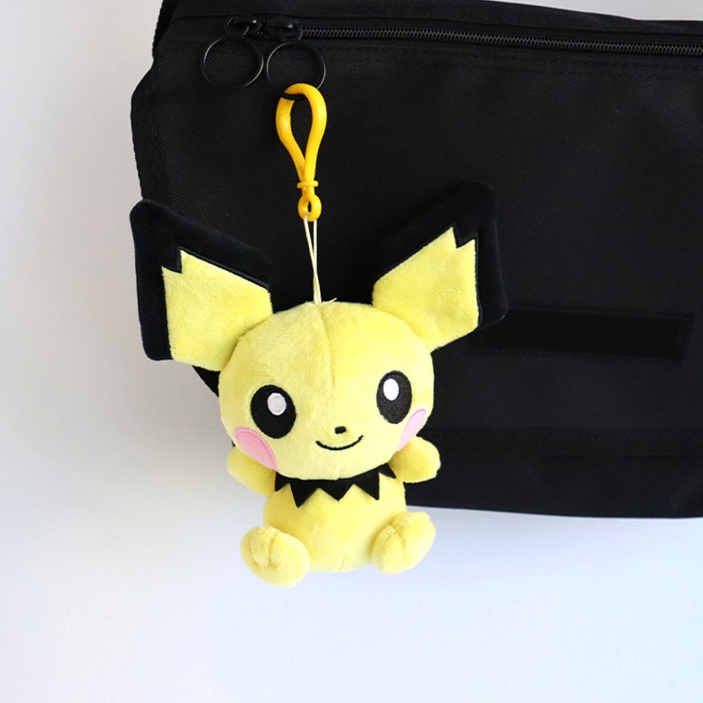 Pokemon Pichu Plush Backpack Clip Keychain Nintendo Toys