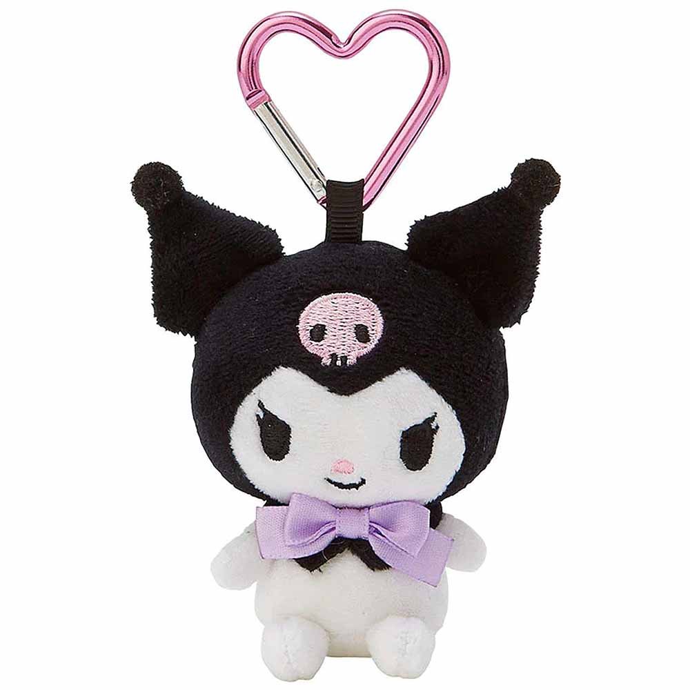 Kuromi Plush Mascot Heart Key Ring – Hello Discount Store